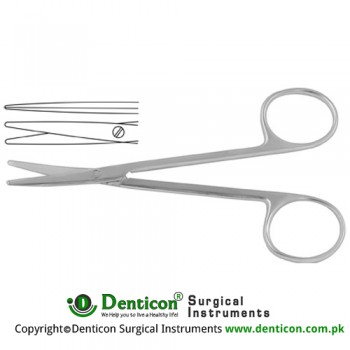 Metzenbaum Dissecting Scissor / Opreating Scissor Straight - Blunt/Blunt Stainless Steel, 11.5 cm - 4 1/2"